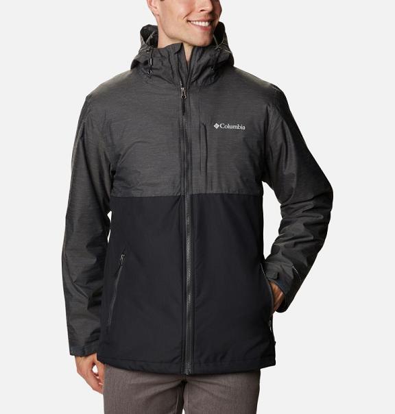 Columbia Ridge Gates Interchange 3 In 1 Jacket Black For Men's NZ97258 New Zealand